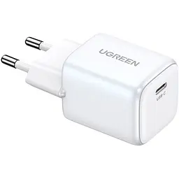 Мережевий зарядний пристрій Ugreen CD318 Nexode Mini 20W PD GaN Tech Charger White (15324) [99293] - мініатюра 2