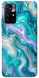 TPU чохол Demsky Mermaid marble для Xiaomi Poco M4 Pro 5G