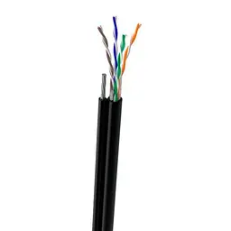 Кабель мережевий OK-Net UTP-cat.5E-SL, трос 4 x 0,5мм, outdoor, 305м (КППт-ВП (100) 4 x 2 x 0,49)