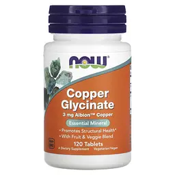 Гліцинат Міді Copper Glycinate 3мг - 120 таб