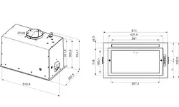 Витяжка Whirpool WCT3 63F LTK (повновбудована) - мініатюра 5