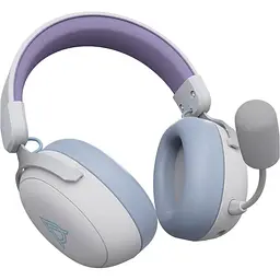 Навушники Bluetooth Stereo Ajazz AHM08 MAX Purple/White/Blue (AHM08-MAX-PWB) UA - мініатюра 2