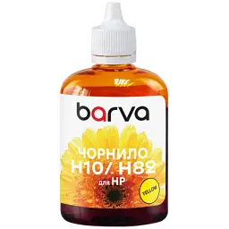 Чорнило Barva HP 10/11/13/82/88100ml yellow, water-soluble (H10-671)