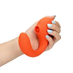 Вібратор Loveline Pulse Wave G-Spot помаранчевий - мініатюра 2