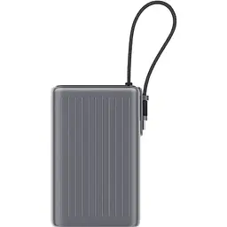 Power Bank Sigma X-power SI25A5QLX 25000mAh 100W Built-In USB-C Cable gray UA