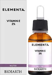 Сироватка для обличчя Bioearth Elementa Nutri Vitamin E 2% 30 мл - мініатюра 2