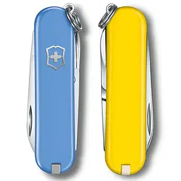 Ніж Victorinox Classic SD Ukraine 58мм,7функ,блакит-жовт - мініатюра 5