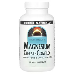 Комплекс Хелату Магнію Magnesium Chelate Complex 100 мг - 250 таб