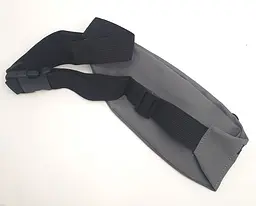 Сумка на пояс спортивна для бігу фітнесу прогумована 60-130 см Pocket Belt сірий - мініатюра 7