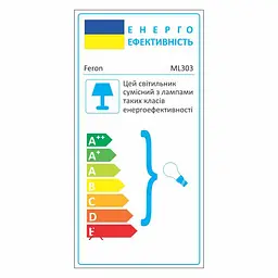 Накладний поворотний світильник Feron ML303 під лампу білий - мініатюра 2