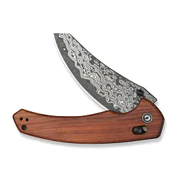 Ніж Civivi Sixgill, Guibourtia Wood, Damascus (C24050-DS1) - мініатюра 3
