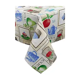 Скатертина Прованс CUPCAKE blue 180х136 (035621)