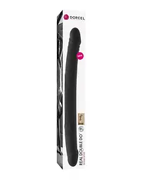 Двосторонній фалоімітатор Dorcel Real Double Do 42 см чорний - мініатюра 2