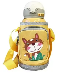 Дитячий термос - поїлка в сумці з чашкою 3 в 1 600 ml Mumlove Помаранчевий
