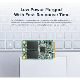 Накопичувач SSD Transcend mSATA 128GB 3D NAND DRAM-less (MSA220S) - мініатюра 7