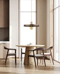 Підвісний світильник, люстра TK Lighting 10758 Sila E27 1x15W IP20 коричневий - мініатюра 2