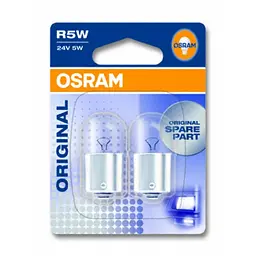 Галогенова лампа OSRAM 5626 R5W 24V BA15d 10X5 - мініатюра 3