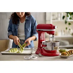 Кухонна машина KitchenAid Heavy Duty 5KSM55SXXEER з підйомною чашею 5.2 л червона (5KSM55SXXEER) - мініатюра 15