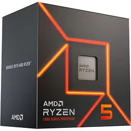 Процесор AMD Ryzen 5 7400 (100-100001900BOX) (Socket AM5, 12T, 4.3 ГГц, Box)