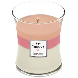 Свічка Woodwick Trilogy Blooming Orchard Medium Квітучий фруктовий сад 275 г (1728626E) - мініатюра 2