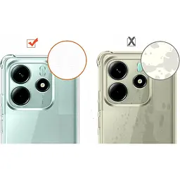 Панель BeCover Anti-Shock для Xiaomi Redmi Note 14 5G Clear (712786) - мініатюра 4