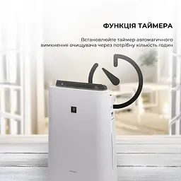 Очищувач повітря з функцією зволоження Sharp KC-D60EUW - мініатюра 7