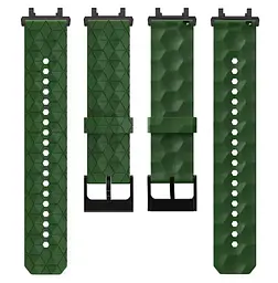 Ремінець Primolux Dimond силіконовий для годинника Xiaomi Amazfit T-Rex 2 (A2169 / A2170) - Army Green - мініатюра 4