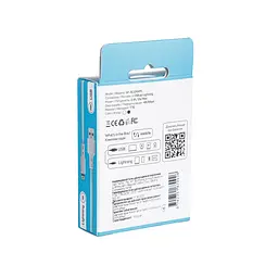 Кабель FLEX USB - Lightning 2.4A 1m (GF-AL124WH) Білий - мініатюра 4