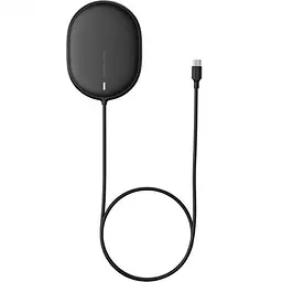 Бездротовий зарядний пристрій Baseus Light Magnetic 15W WXQJ-01 Black - мініатюра 2