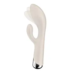 Вібратор-кролик з ротацією Satisfyer Spinning Rabbit 1 Beige, 3 мотори - мініатюра 3