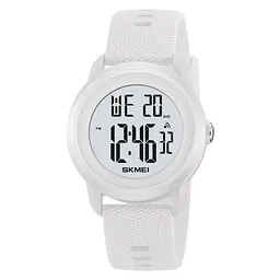 Жіночий спортивний годинник Skmei 2218 наручний електронний цифровий White, 2218WT (19157)
