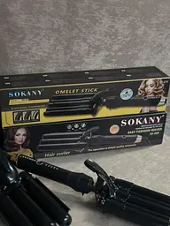 Плойка для волосся Sokany SK-670 чорний 50 Вт - мініатюра 3