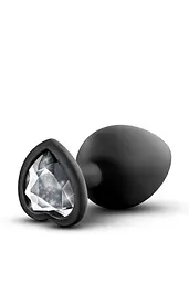 Анальна пробка з каменем BlushTEMPTASIA Bling Plug Medium Black