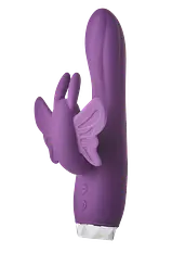 Вибратор-кролик Dream Toys Flirts Butterfly, 17 см фиолетовый