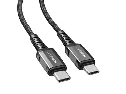 Кабель Acefast C1-03 USB Type-C to USB Type-C 1.2m Black (6974316280521) - мініатюра 2