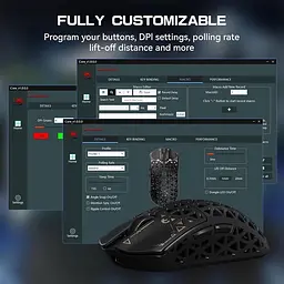 Мишка ATTACK SHARK R1 Wireless Gaming Mouse (R1-3311B) чорна - мініатюра 4