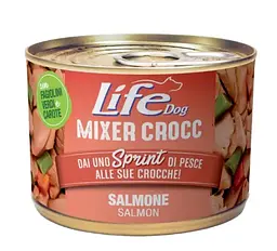 Влажный корм для собак LifeDog Mixer Crocc Salmone с лососем 150 гр 24074