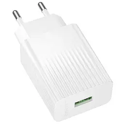 МЗП Borofone BAS72A Source QC3.0 (1USB-A) White