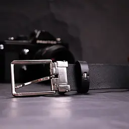 Шкіряний чоловічий ремінь GRANDE PELLE 3,4х120 см acs0026896 - мініатюра 8