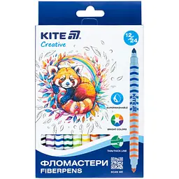 Фломастери двосторонні Kite Creative 12 шт. (K-1151)