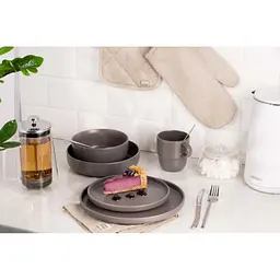 Тарілка Ardesto Trento Dinner 26,5 см Grey (AR2926TG) - мініатюра 3