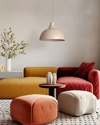 Підвісний світильник, люстра TK Lighting 10656 Cap E27 1x15W IP20 бежевий - мініатюра 2