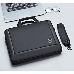 Сумка для ноутбука Digital Dell протиударна 15.6-17 Чорна (IBN017B1) - мініатюра 2