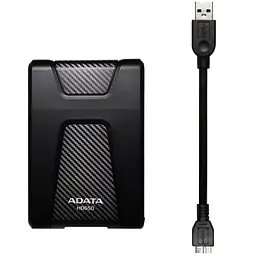 Зовнішній жорсткий диск 2.5" 1TB ADATA (AHD650-1TU31-CBK) - мініатюра 6