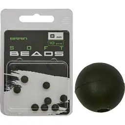 Намистина Brain Soft Beads 8mm (10 шт/уп) Green SGXA-CA01-8