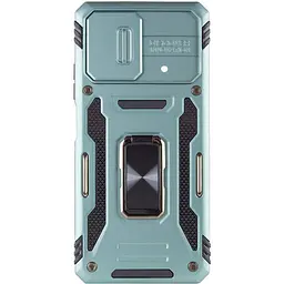Ударостійкий чохол Camshield Army Ring для Xiaomi Poco X5 5G / Note 12 5G Зелений / Light Green - мініатюра 2