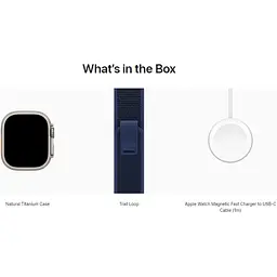 Смарт-годинник Apple Watch Ultra 2 49mm Natural Titanium Case with Blue Trail Loop M/L (MX4L3) [114935] - мініатюра 4