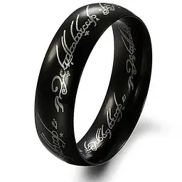 Кільце The Lord of the Rings Absolute Ring Володар кілець Кільце Всевладдя чорне 17 р. LOTR 165 - мініатюра 2