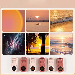 Дитячий проектор-світильник Epik ME-236 Mood Pink / White - мініатюра 2