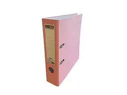 Папка-реєстратор BUROMAX односторонній PASTEL А4 70/75мм (внутріш./зовніш.) BEST рожевий BM.3021-43с